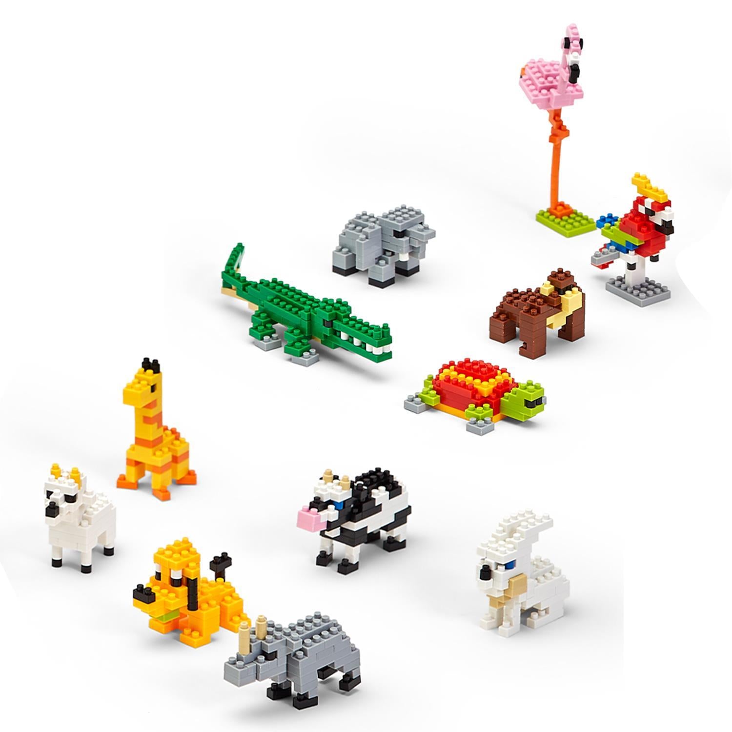 Littleboyny Insect Block Set of 4 Mini Building Blocks, Toys